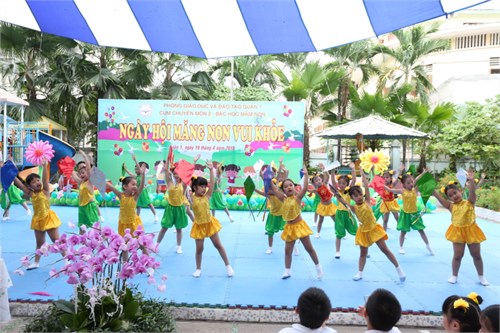 Ngày hội “Măng non vui khỏe” - Cụm chuyên môn 2 quận 1 năm 2018